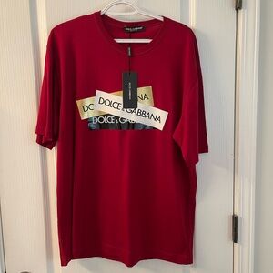 Dolce & Gabbana Red Men's Shirt